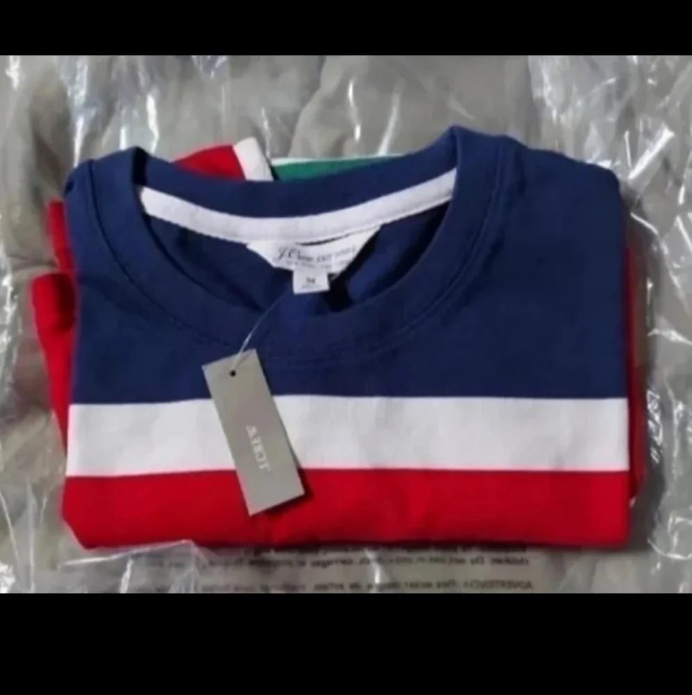 J.Crew Short-sleeve rugby crewneck shirt in stripe MED BNWT 1 LEFT $70
